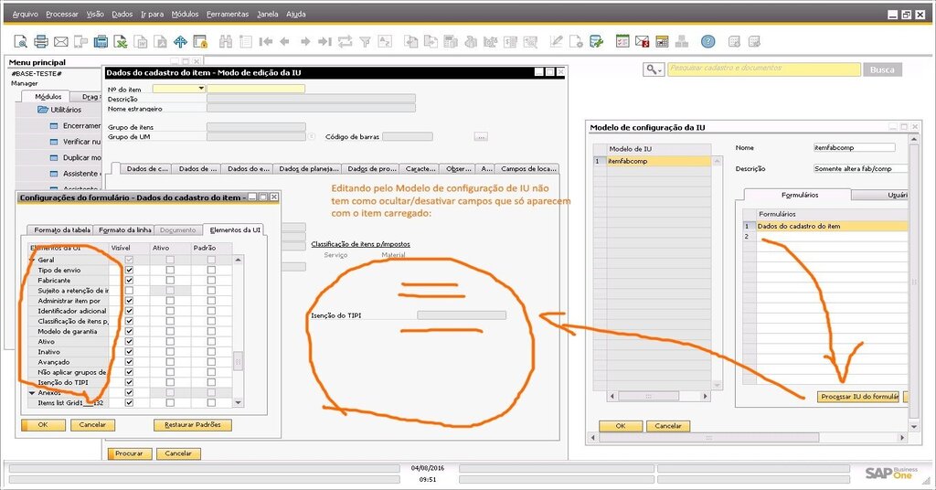 User Interface of SAP Business One